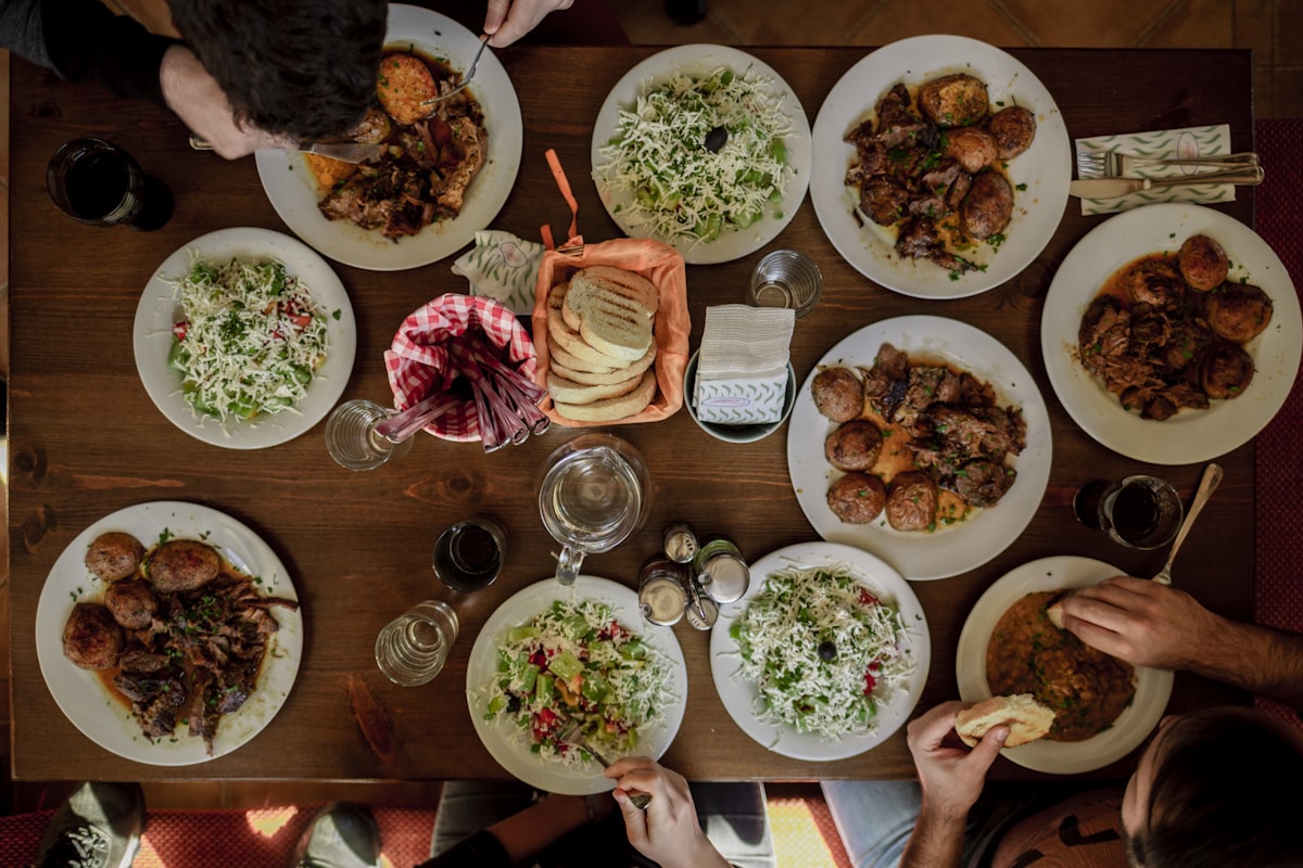 Homemade catering trays for Chambly, cooked in Laval, about 33 km away