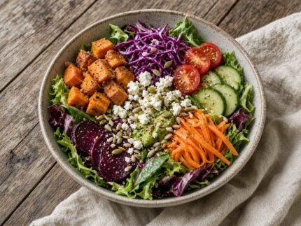 Pierina’s weekly rustic Salad – if you don’t care about the options, let me create one for you…