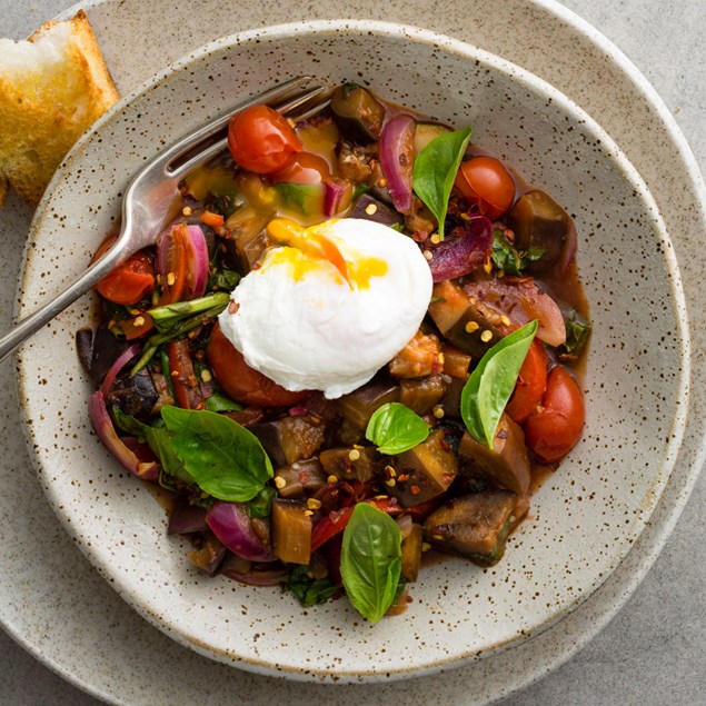 recipe-images-cdn.mfb Ratatouille Poached Eggs - Image 1