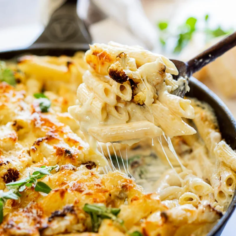 Baked Pasta with Cauliflower & Gruyère