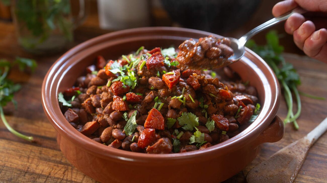 Spicy Red Bean & Chorizo Stew