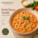 Fresh Cheese Tortelli in Rose Sauce