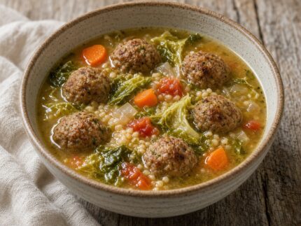 Soupe de noces italienne — plat maison, cuisine de Laval
