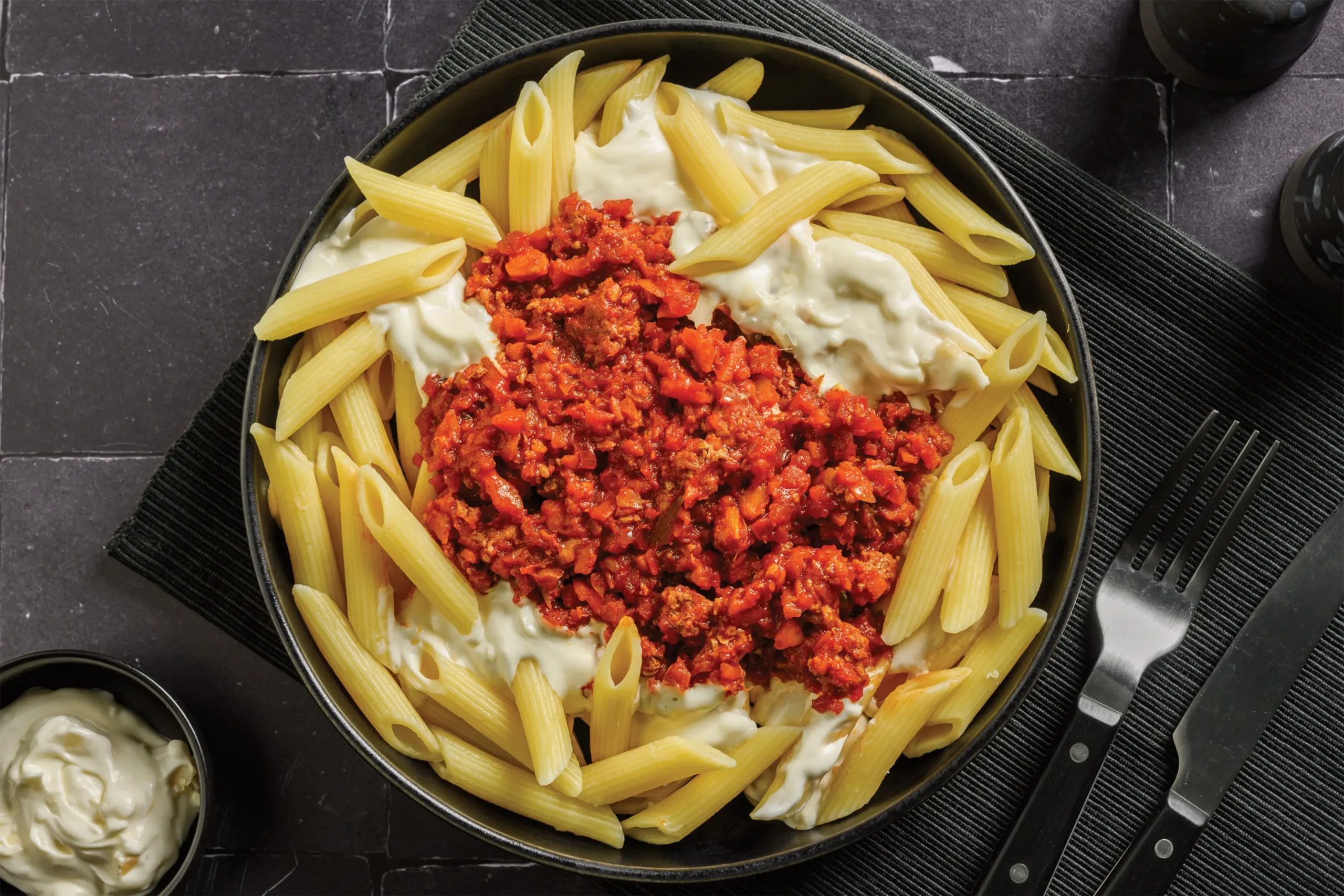 676e7430d8e11bf88685200c-a85ac78c Authentic Italian Meat Ragu Penne Pasta - Image 1