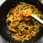 Vegetarian Japanese Pan Noodles