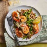 Prawn Risotto with side Asparagus