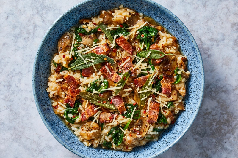 Creamy Risotto with Mixed BC Dried Mushrooms