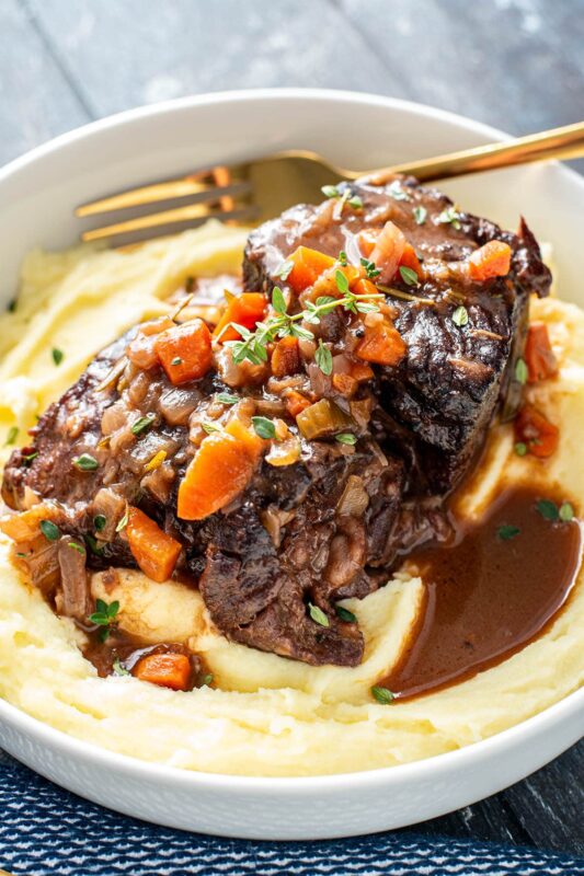 Braised AAA Beef Short Ribs with Mashed Potatoes