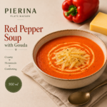 Red Pepper Soup with Gouda