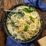 Creamy Lemon Ricotta & Spinach Pasta