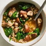 Savory Barley Soup with Wild Mushrooms