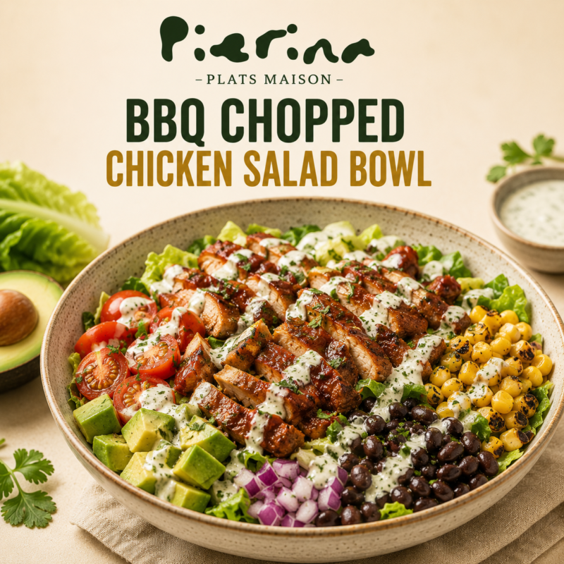 BBQ Chopped Chicken Salad Bowl