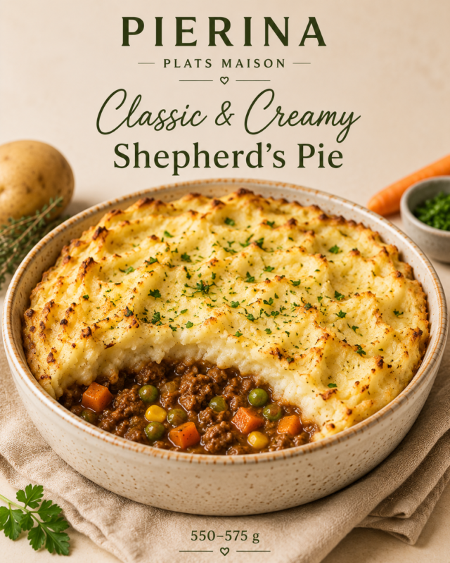 Shepherd’s Pie Classique et Crémeux