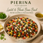 Bol de Lentilles et Haricots Noirs