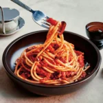 Pasta Amatriciana with Guanciale & Pecorino