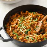 Chana Masala — Cari Indien de Pois Chiches avec Riz Basmati