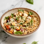 Bol de poulet grillé et riz
