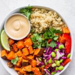 Healthy Thai Coconut Quinoa Bowl
