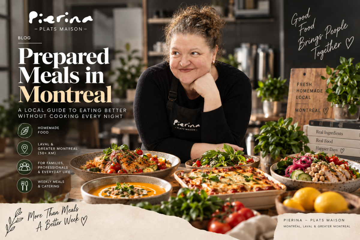 Repas préparés à Montréal : mieux manger sans cuisiner tous les soirs