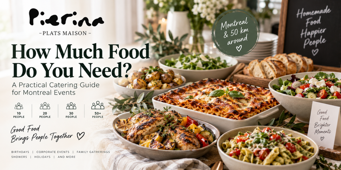 How Much Food Do You Need Per Person? A Practical Catering Guide for Montreal Events