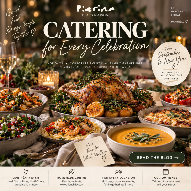 Holiday Catering in Montreal & Laval: The Complete 2026–2027 Guide for Celebrations, Office Parties & Family Gatherings
