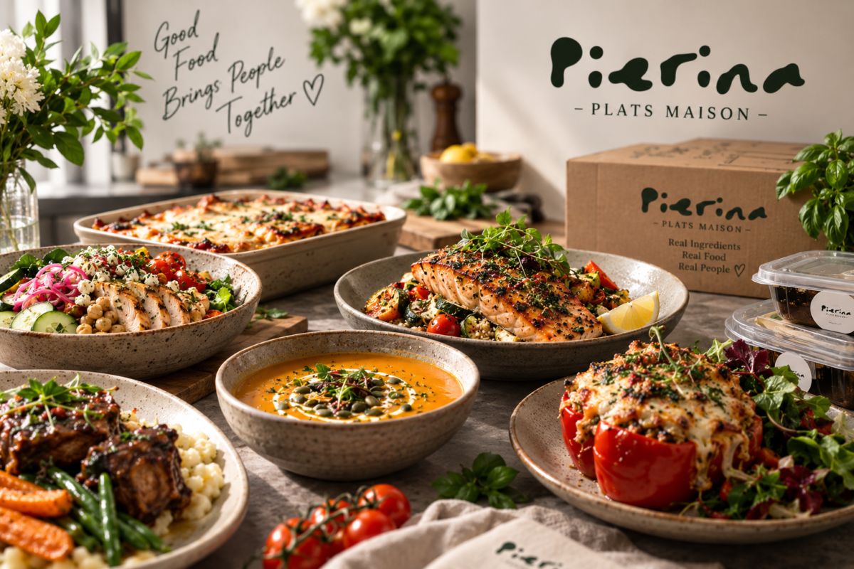 Plats préparés maison, menus hebdomadaires et service traiteur dans le Grand Montréal : bien manger au quotidien