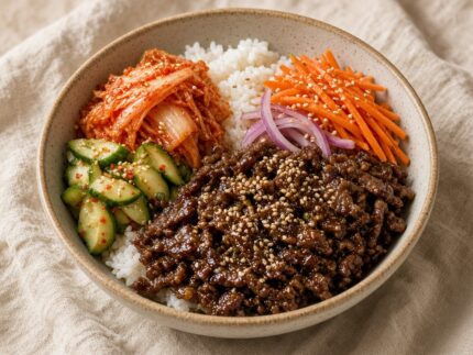 Bol de poulet teriyaki — plat maison, cuisine de Laval